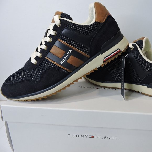 Brand new Tommy Hilfiger Valen Men's navy blue sneakers - Picture 1 of 6